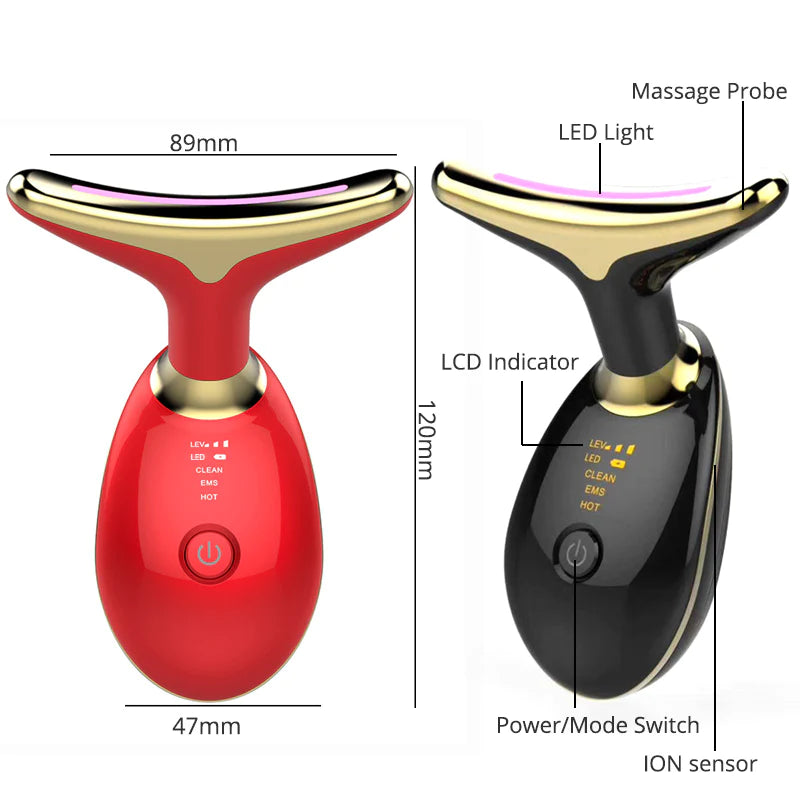 Masajeador De Cuello EMS Térmico Con LED